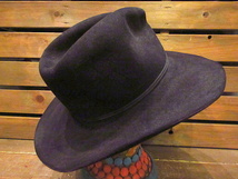 ビンテージ50’s60’s★BEAVER HATSフェドラハット黒size 6 1/2★191220n1-w-ht-fltレディース女性用古着帽子ブラックUSA_画像2