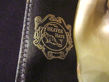 ビンテージ50’s60’s★BEAVER HATSフェドラハット黒size 6 1/2★191220n1-w-ht-fltレディース女性用古着帽子ブラックUSA_画像6