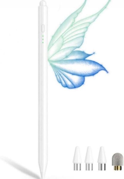 タッチペン apple pencil スタイラスペン 全機種対応 三種類ペン先 急速充電 iPad用ペンシル 磁気吸着機能対応