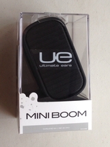 新品 ULTIMATE EARS アルティメット イヤーズ　ロジクール UE MINI BOOM ワイヤレス Bluetooth ブルートゥ―ス スピーカー フォン 黒_画像1