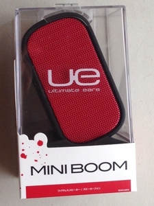 プライスダウン 新品 ULTIMATE EARS アルティメット イヤーズ　ロジクール UE MINI BOOM ワイヤレス Bluetooth スピーカー フォン 赤