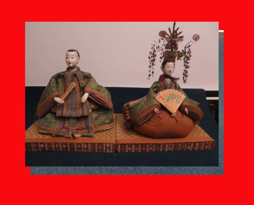 :Immediate decision [Doll Museum] Kyoho Hina, Edo Hina C391 Hina dolls, Hina accessories, Hina palace. Makie Hina, season, Annual Events, Doll's Festival, Hina Dolls