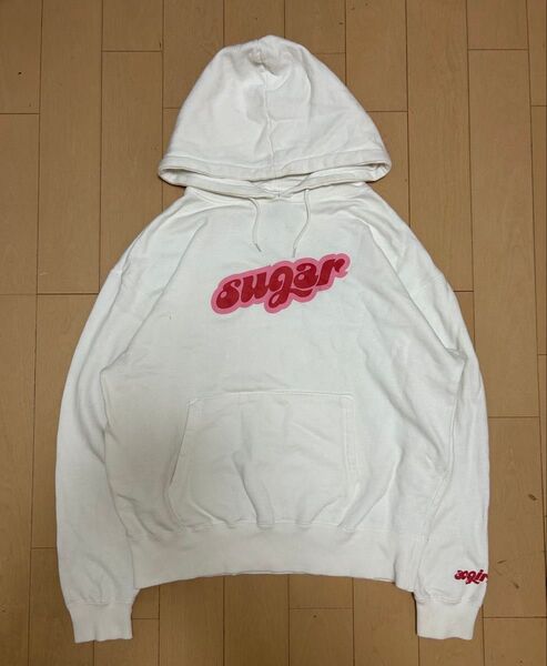 X-girl エックスガール パーカー フーディ sugar プルオーバー ロゴ