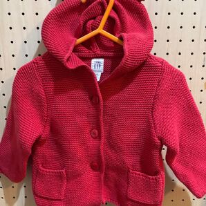 baby ギャップ くま 耳 パーカ ニット
