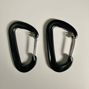 カラビナ 12KN 黒 2個セット