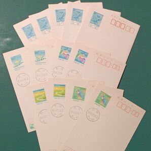 未使用ハガキ 古い 葉書 新料金徴収印 738円分