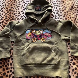 71 HYSTERIC GLAMOUR ヒステリック グラマー パーカー 110 サイズ カーキ色 子供服 キッズ kids