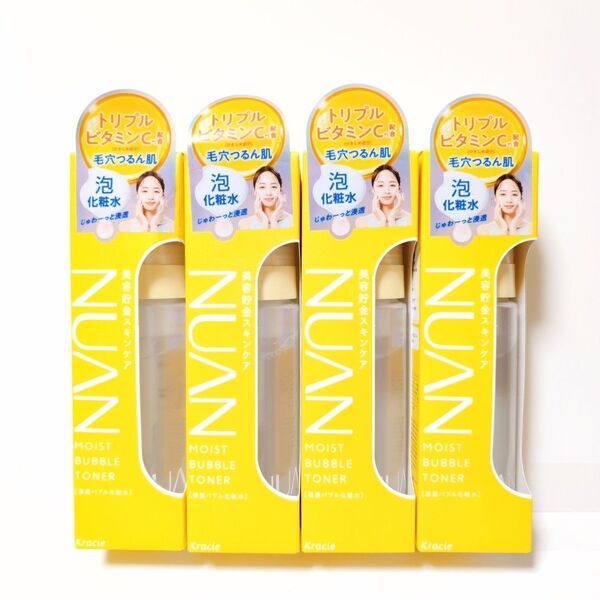 クラシエ NUAN 浸透バブル化粧水 150ml 4個