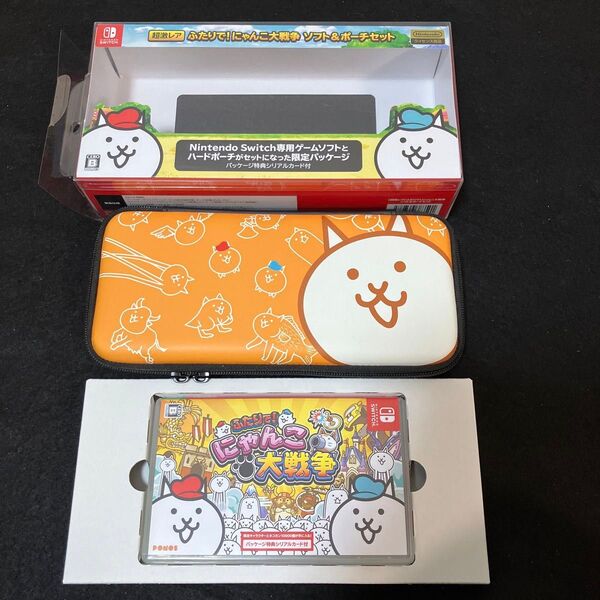 【Switch】 【超激レア】ふたりで!にゃんこ大戦争「ソフト&ポーチセット」