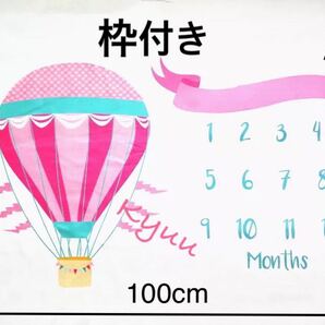 赤ちゃん寝相フォトシーツ アートシーツ A 熱気球 おまけ付き