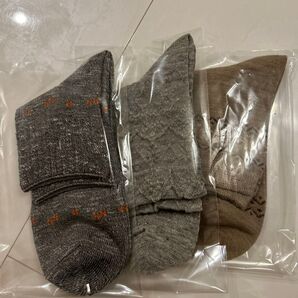 ルームソックス 靴下 レディースソックス 婦人用 3足セット 新品未使用品