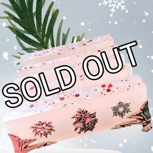 韓国セービング動画でよく見る お札スタンド 足台付きXmas クリスマス お札立て お札トレー レジン