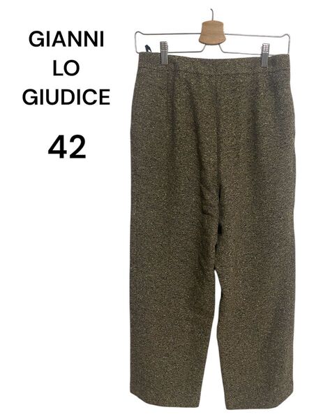 GIANNI LO GIUDICE レディースパンツ ブラウンL
