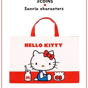 【レッド】横長トートBAG サンリオキャラクターズ サンリオ