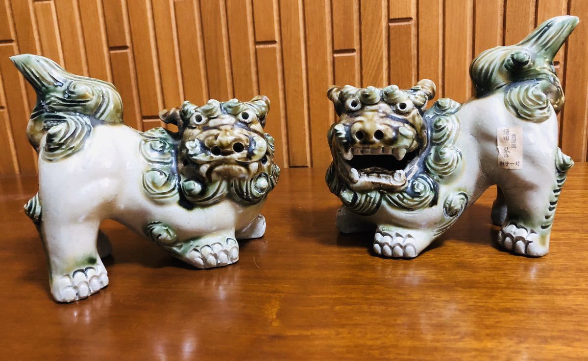 Yahoo!オークション -「獅子 置物」(その他) (陶磁一般)の落札 Yahoo!オークション -「獅子 置物」(その他) (陶磁一般)の落札