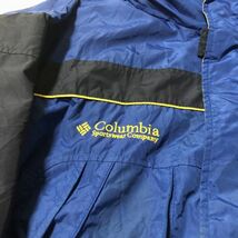 Columbia コロンビア マウンテンパーカー ブルー イエロー Lサイズ_画像5