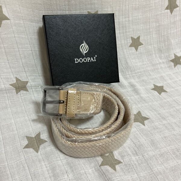ベルト メンズ ビジネス Doopai メッシュ ベルト 編み込み ストレッチ
