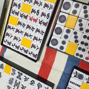 特大 Lサイズ ジャンボ 麻雀牌一式セット マージャンパイ 点数棒 まーじゃんぱい 麻雀一式 点棒 セット 特大 Lサイズ