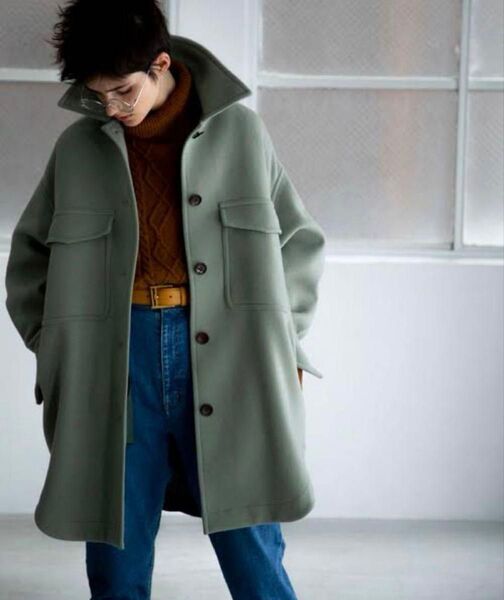 ドレスレイブ DRESSLAVE MANTECO over shirt coat ロングコート チェスターコート