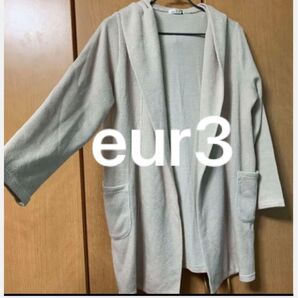 Yフ・パーカーカーディガンeur3 ロングカーディガン カーディガン 羽織り