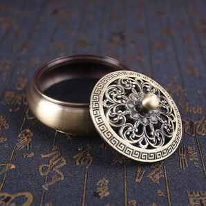 銅製香炉 アンティーク 金蓮 インテリア香炉 お香 お香立て 線香立て