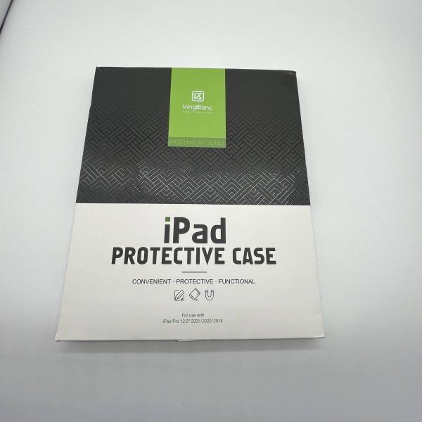 KingBlanc DR200 iPad Pro 12.9 ケース ペンホルダー付き Apple Pencil 収納可能 オートスリープ/ウェイク機能 クランベリーレッド