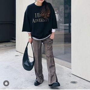 AP STUDIO サイドラインチェックパンツ 新品タグ付き