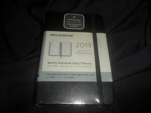 Moleskine 2019 12M Weekly Notebook, Pocket, Weekly Notebook, Black, Hard Cover (3.5 x 5.5)