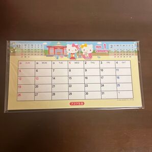2025年卓上カレンダー キティー 11X20cm 未開封 卓上カレンダー ハローキティ 卓上カレンダー2025