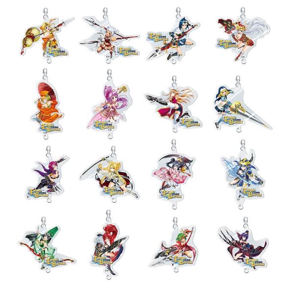 【未使用】P戦国乙女 LEGENDBATTLE 図柄アクリルチャーム(コンプリートセット)