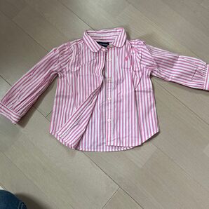 ラルフローレン ストライプ 長袖シャツ RALPH