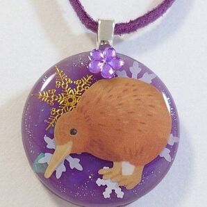 鳥さんレジンアクセサリー カモノハシ レジンカモノハシ カモノハシネックレス カモノハシキーホルダー 鳥グッズ