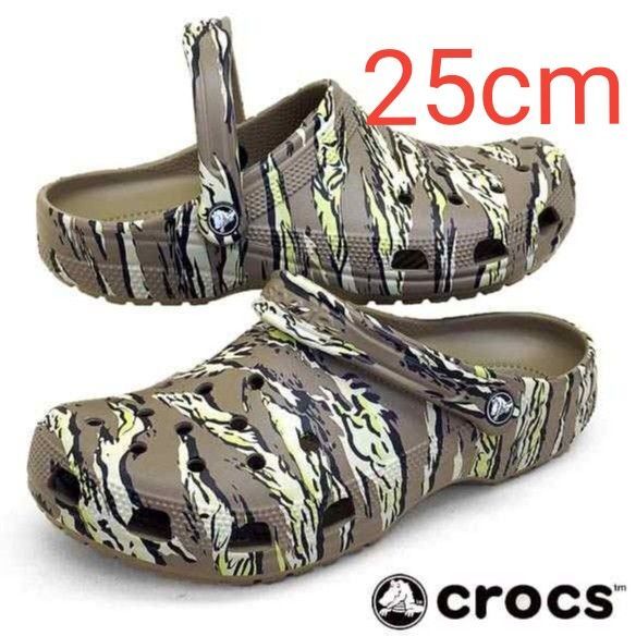 新品未開封◆クロックス crocs クラシック プリンテッド カモ カーキ