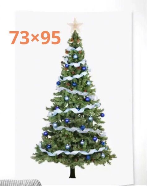 クリスマスツリー クリスマス 壁掛け タペストリー リビング 装飾 部屋 壁飾り 玄関飾り キッチン パーティ イベント 緑 白