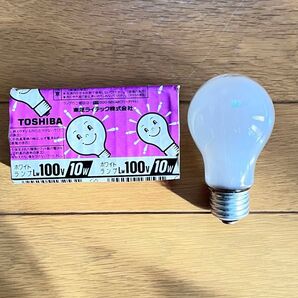 TOSHIBAホワイトランプLw 100V 10W 6個セット