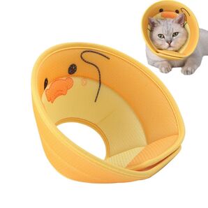 猫用エリザベスカラー - かわいい動物柄のソフト猫ネックコーン,犬猫用 Sサイズ