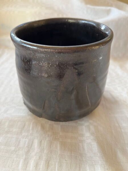 【茶道の会】瀬戸黒筒茶碗