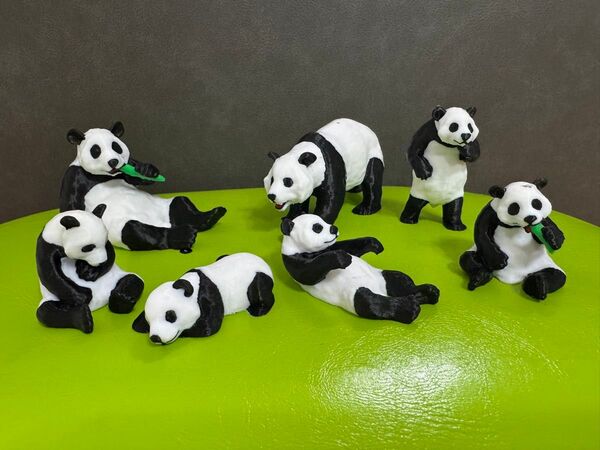 3Dプリント パンダモデル 動物フィギュア インテリア装飾 創意工芸 ギフト