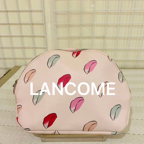 特価【まあまあ美品】LANCOME ランコム 小物入れ ポーチ ピンク 合皮