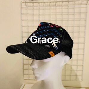 特価【まあまあ美品】Grace グレイス キャップ 帽子 男女兼用 カジュアルキャップ メッシュ