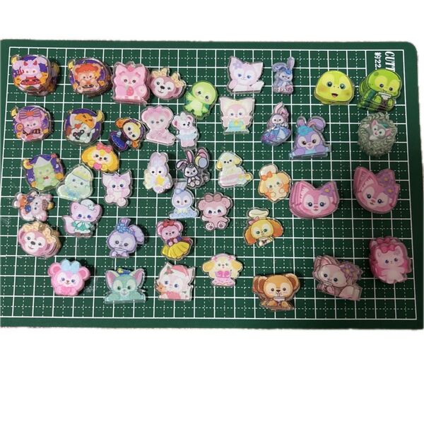 アクリルパーツ ディズニー ダッフレ 2センチ 75枚 デコレーションパーツ レジン封入パーツ ハンドメイド