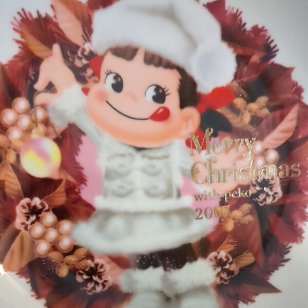 不二家ペコちゃんクリスマスプレート