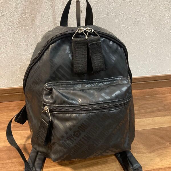 【美品】MARY QUANT マリークワント ナイロン リュック 総柄デザイン