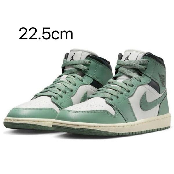 新品 未使用 Nike Air Jordan 1 Mid "Jade Smoke" 22.5cm