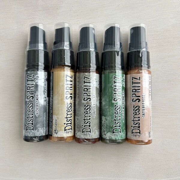 【新品】ティムホルツ Distress Spritz 新色5本セット ジャンクジャーナル コラージュ スクラップブッキング