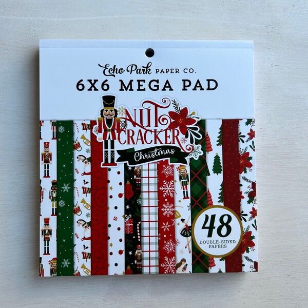 【新品】Echo Park 6インチメガパッド (Nutcracker Christmas) ジャンクジャーナル コラージュ