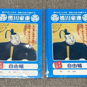 新品未開封 徳川家康 自由帳 日光 2冊セット