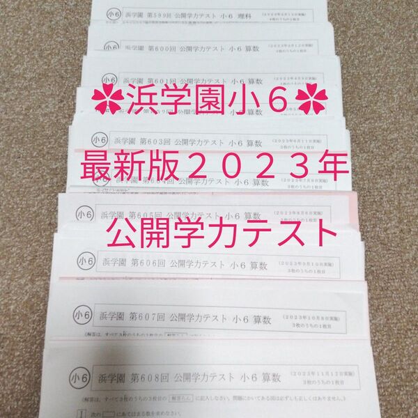 浜学園 小6 最新版2023年 公開学力テスト