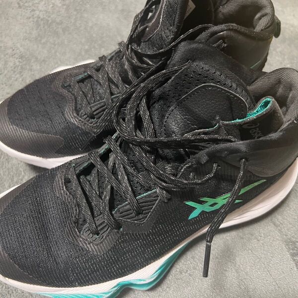 asics、NOVA SURGE 2、003 Black/Baltic Jewel、25cm