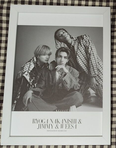 中西椋雅×JIMMY×WEESA PSYCHIC FEVER A4サイズ 額入り No.01
